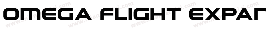 Omega Flight Expanded Italic字体转换